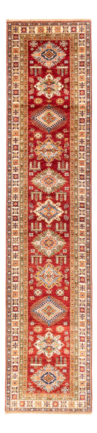 Biegacz Dywan Ziegler - Kazak - 395 x 87 cm - czerwony