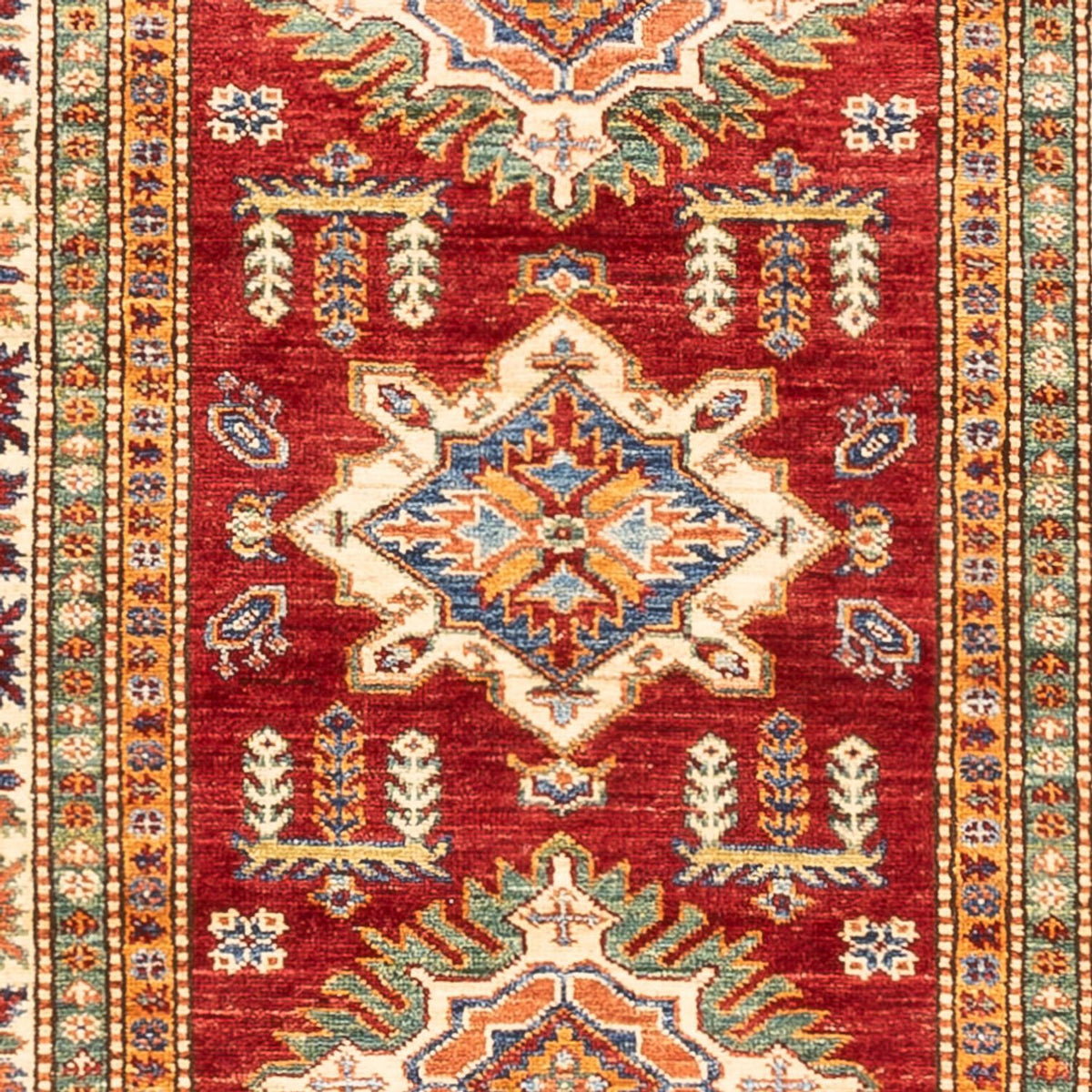 Biegacz Dywan Ziegler - Kazak - 395 x 87 cm - czerwony