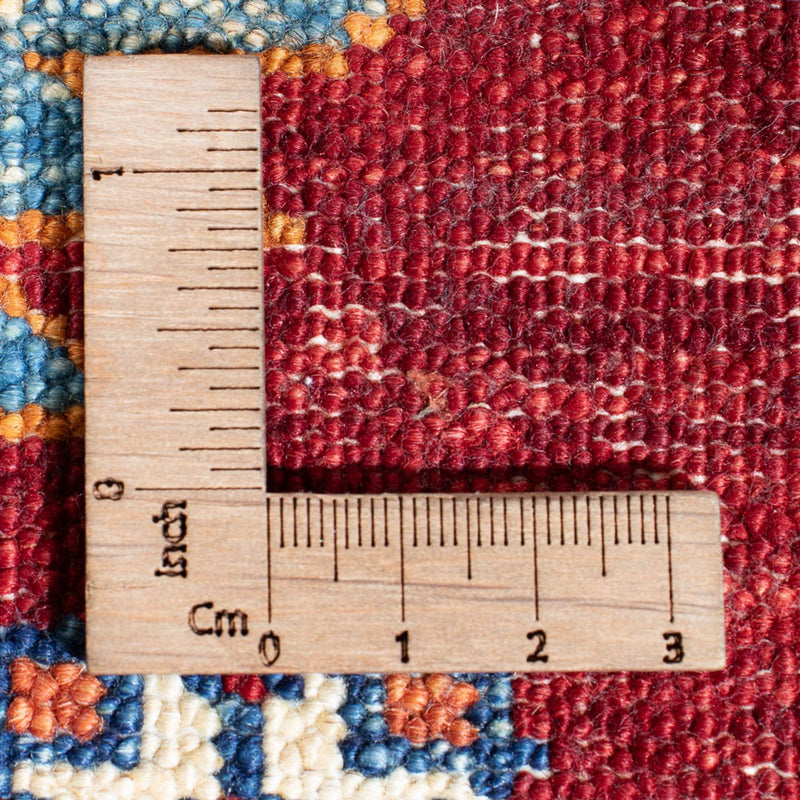 Biegacz Dywan Ziegler - Kazak - 395 x 87 cm - czerwony