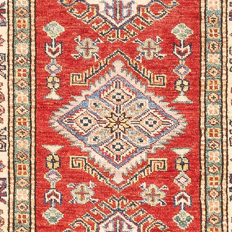 Biegacz Dywan Ziegler - Kazak - 292 x 81 cm - czerwony
