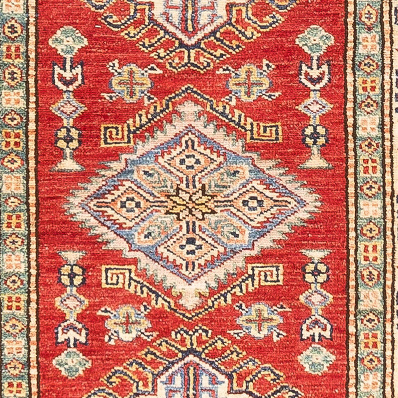 Biegacz Dywan Ziegler - Kazak - 298 x 82 cm - czerwony
