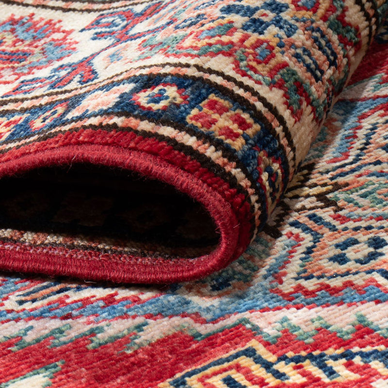 Biegacz Dywan Ziegler - Kazak - 298 x 82 cm - czerwony