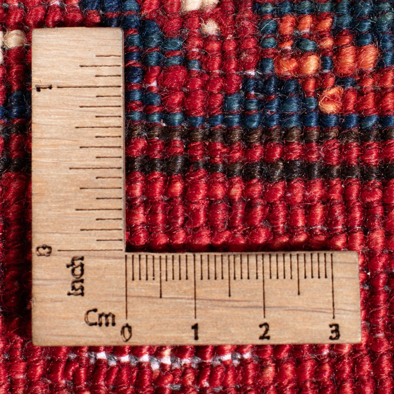 Biegacz Dywan afgański - 395 x 77 cm - czerwony