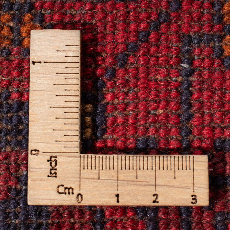 Biegacz Afgański dywan - Kunduz - 395 x 80 cm - czerwony