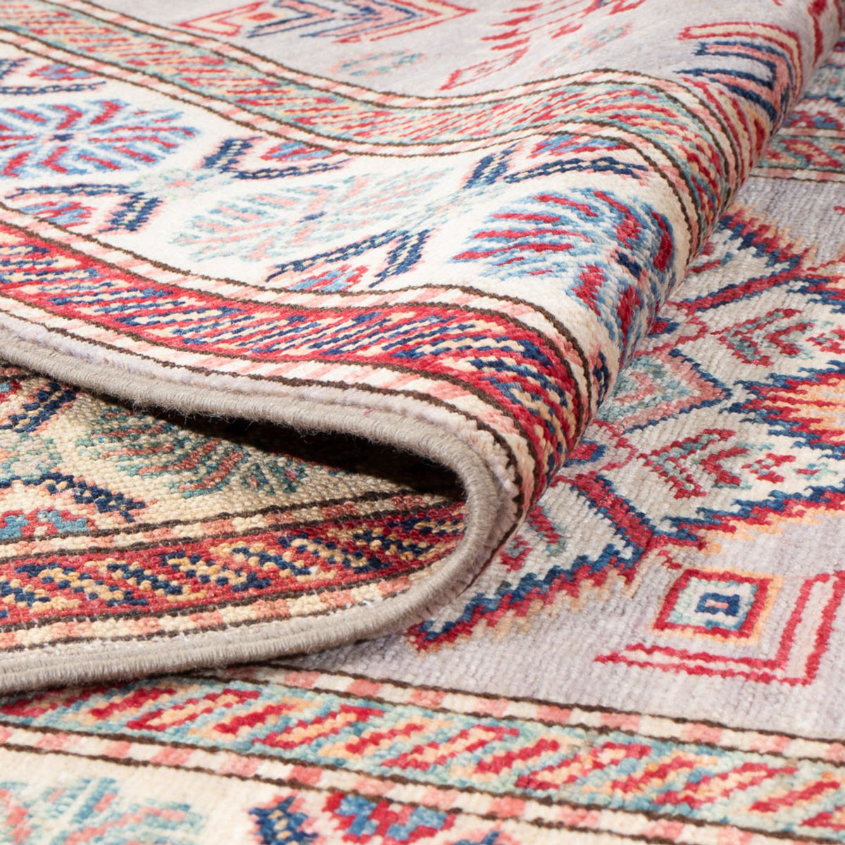 Biegacz Dywan Ziegler - Kazak - 297 x 84 cm - łososiowy