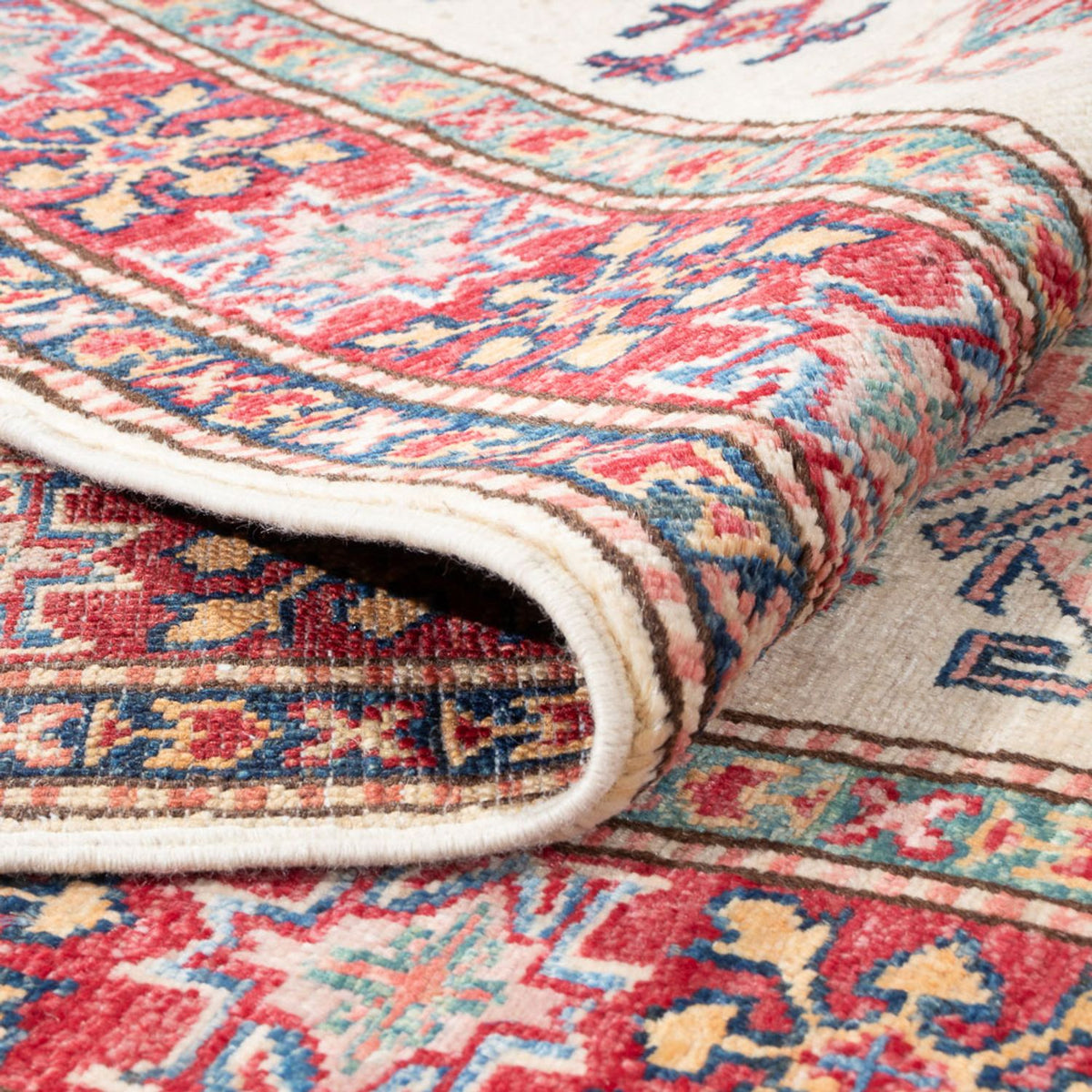 Biegacz Dywan Ziegler - Kazak - 296 x 80 cm - beżowy