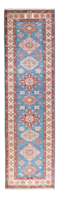 Biegacz Dywan Ziegler - Kazak - 299 x 85 cm - niebieski