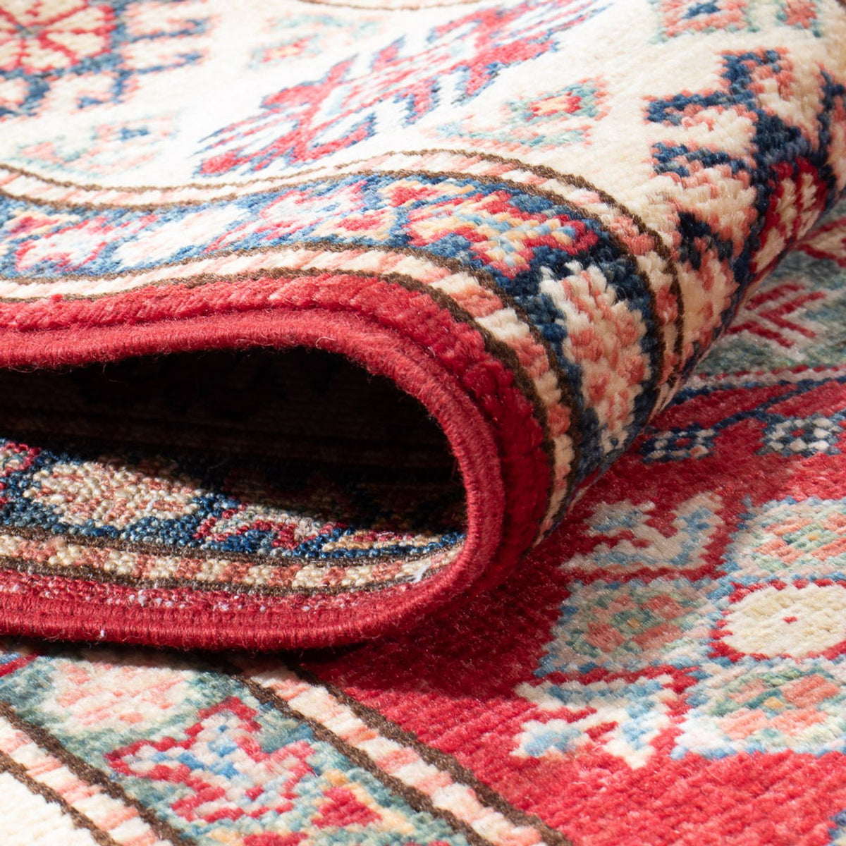 Biegacz Dywan Ziegler - Kazak - 300 x 80 cm - czerwony