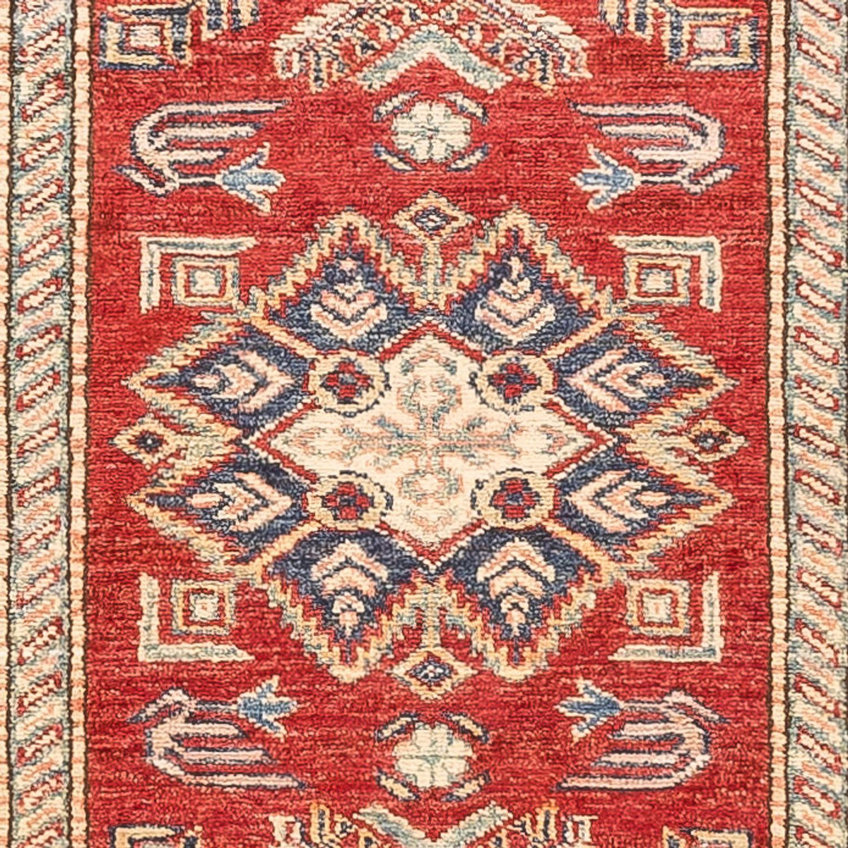 Biegacz Dywan Ziegler - Kazak - 304 x 83 cm - czerwony
