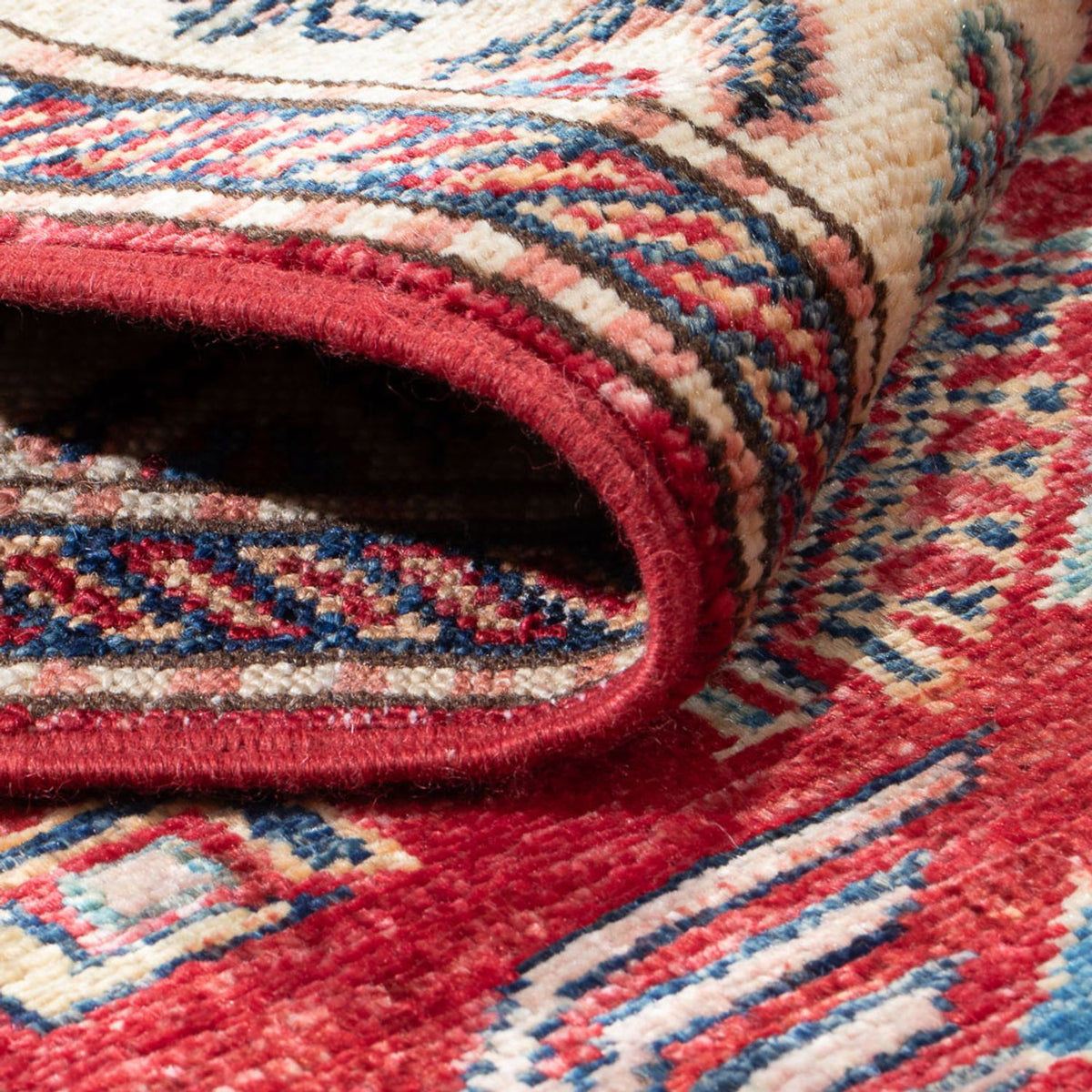 Biegacz Dywan Ziegler - Kazak - 304 x 83 cm - czerwony