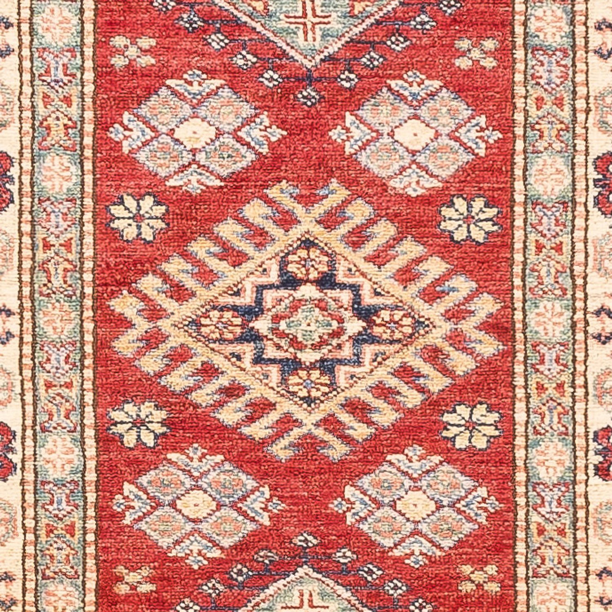 Biegacz Dywan Ziegler - Kazak - 304 x 80 cm - czerwony