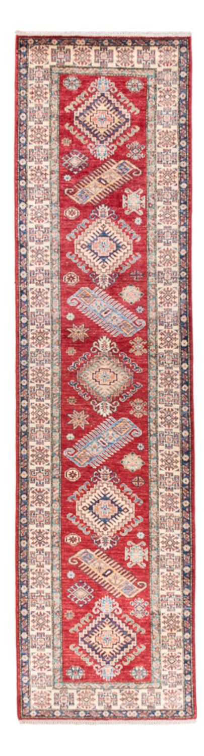 Biegacz Dywan Ziegler - Kazak - 305 x 80 cm - czerwony