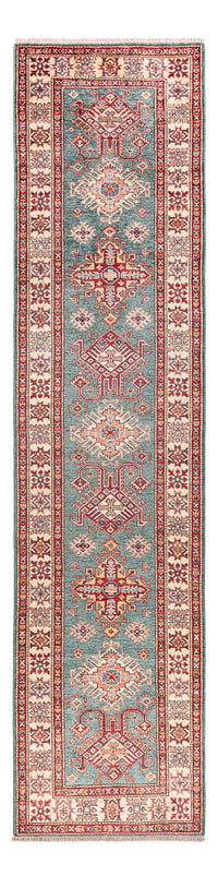 Biegacz Dywan Ziegler - Kazak - 327 x 78 cm - jasnozielony