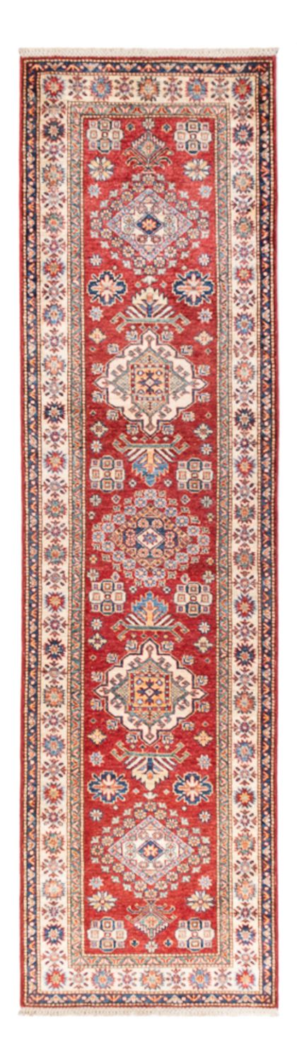 Biegacz Dywan Ziegler - Kazak - 302 x 80 cm - czerwony
