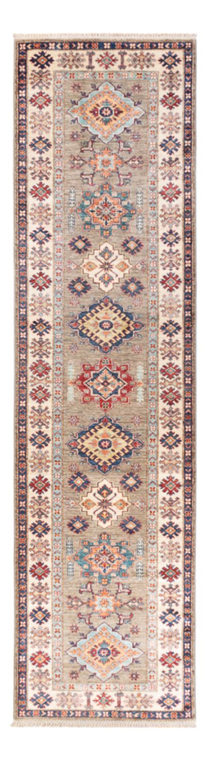 Biegacz Dywan Ziegler - Kazak - 317 x 81 cm - jasnoszary