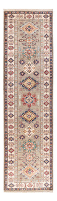 Biegacz Dywan Ziegler - Kazak - 305 x 83 cm - jasnoszary