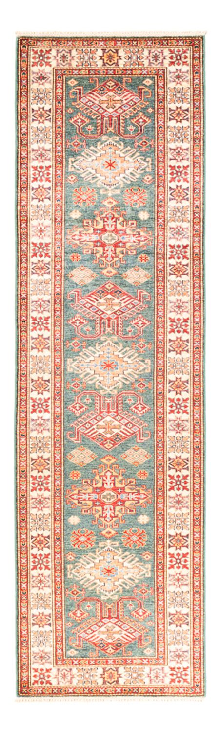 Biegacz Dywan Ziegler - Kazak - 298 x 82 cm - wielokolorowy