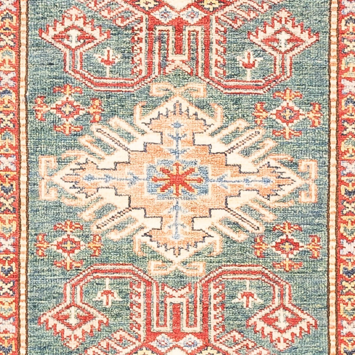 Biegacz Dywan Ziegler - Kazak - 298 x 82 cm - wielokolorowy