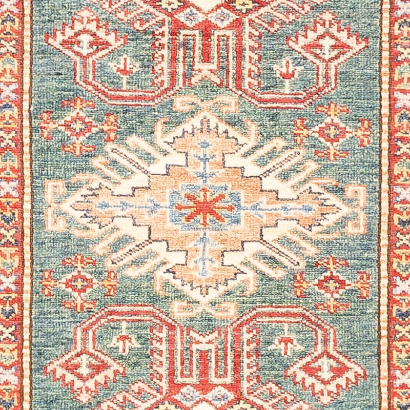 Biegacz Dywan Ziegler - Kazak - 298 x 82 cm - wielokolorowy