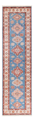 Biegacz Dywan Ziegler - Kazak - 305 x 79 cm - niebieski
