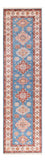 Biegacz Dywan Ziegler - Kazak - 305 x 79 cm - niebieski
