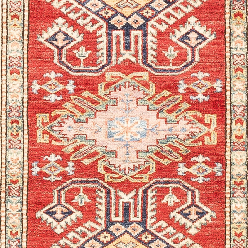Biegacz Dywan Ziegler - Kazak - 305 x 82 cm - czerwony