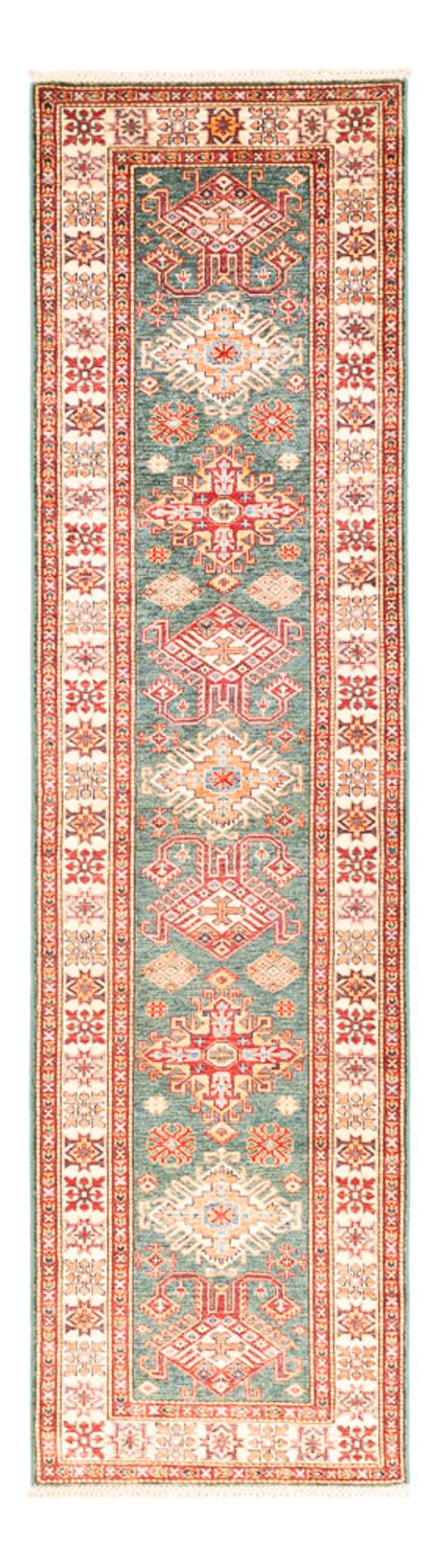 Biegacz Dywan Ziegler - Kazak - 297 x 78 cm - zielona