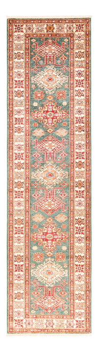 Biegacz Dywan Ziegler - Kazak - 297 x 78 cm - zielona