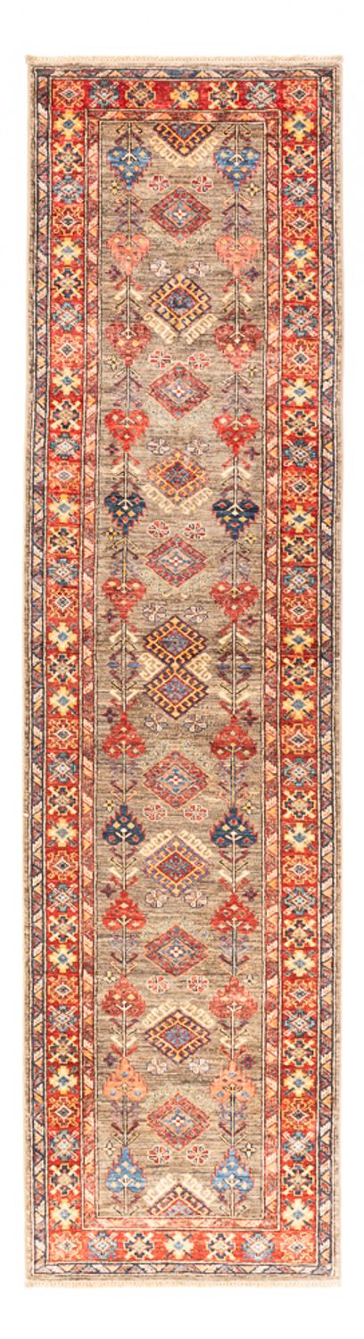 Biegacz Dywan Ziegler - Kazak - 317 x 78 cm - wielokolorowy