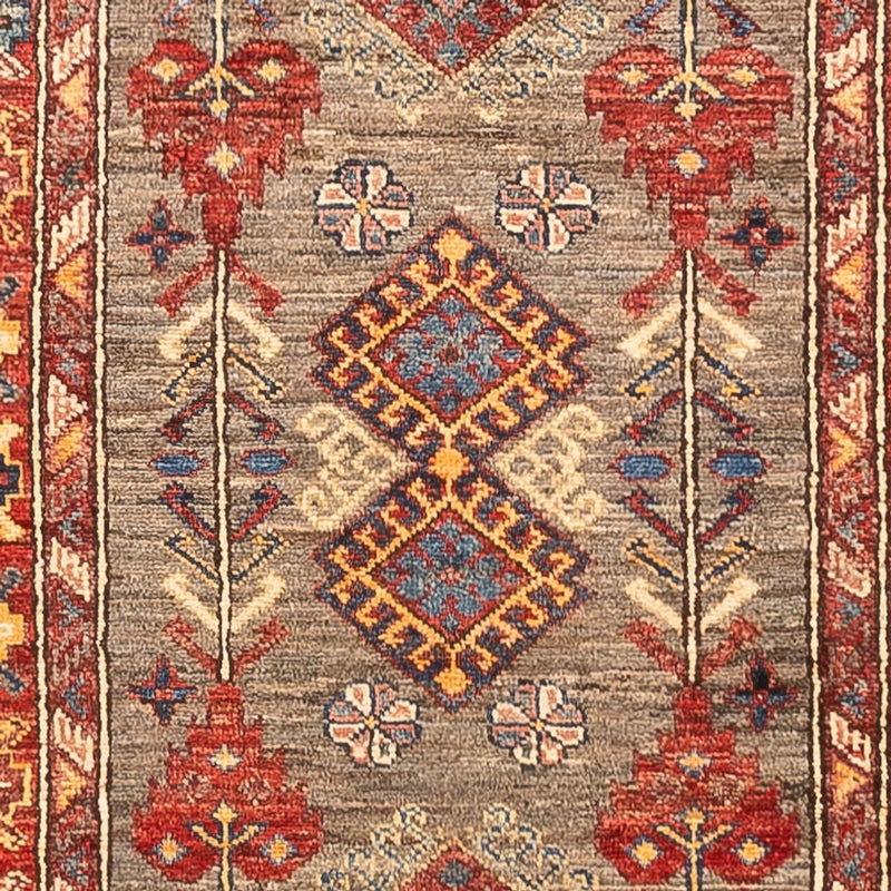 Biegacz Dywan Ziegler - Kazak - 318 x 76 cm - wielokolorowy
