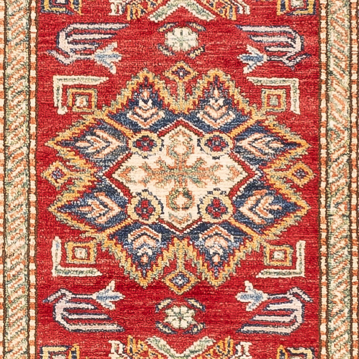 Biegacz Dywan Ziegler - Kazak - 293 x 81 cm - czerwony