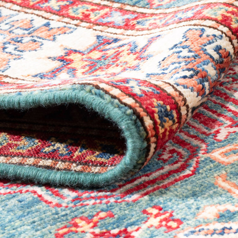 Biegacz Dywan Ziegler - Kazak - 298 x 79 cm - zielona