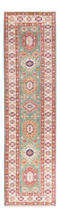 Biegacz Dywan Ziegler - Kazak - 310 x 83 cm - zielona