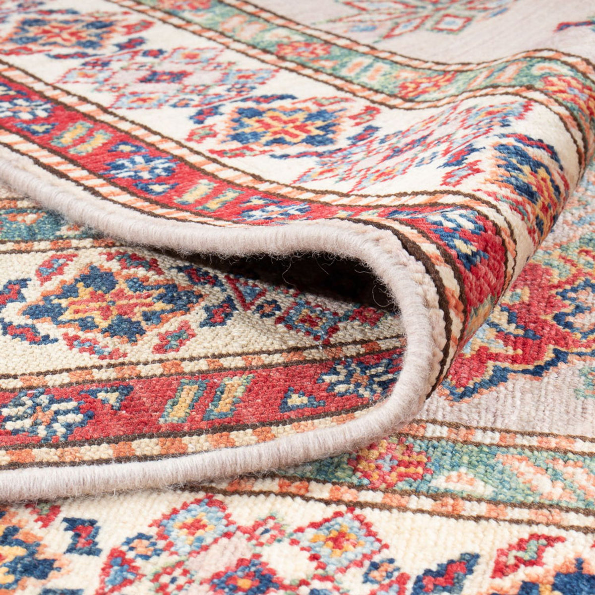 Biegacz Dywan Ziegler - Kazak - 292 x 82 cm - łososiowy