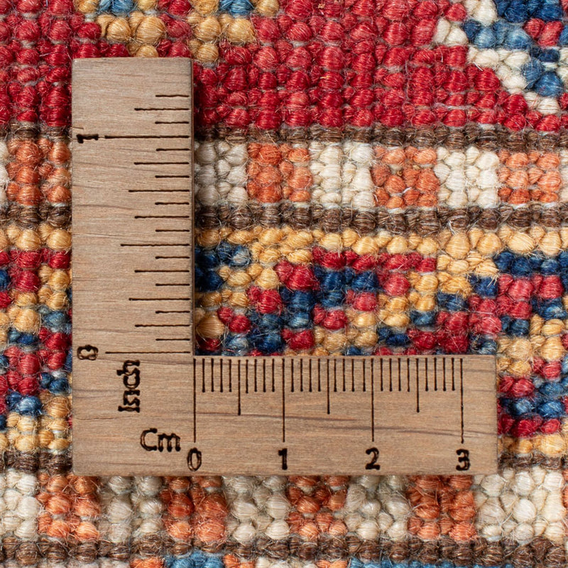 Biegacz Dywan Ziegler - Kazak - 302 x 80 cm - niebieski