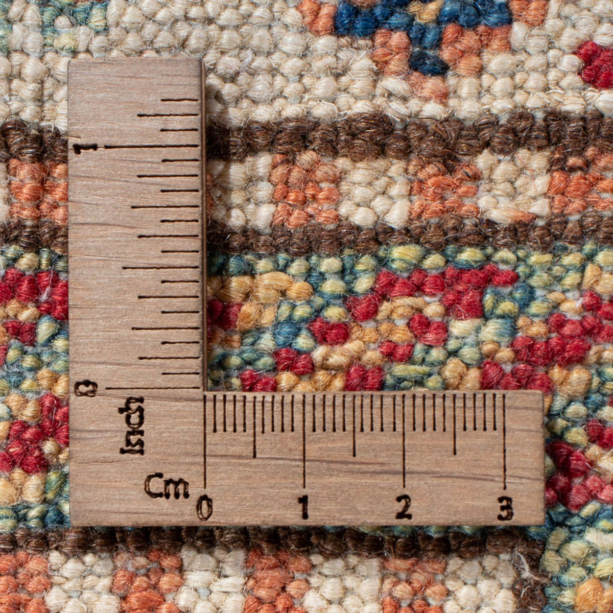 Biegacz Dywan Ziegler - Kazak - 293 x 83 cm - ciemny beż