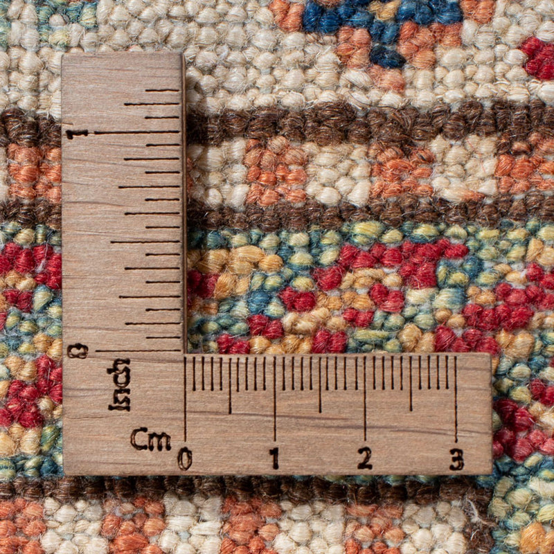 Biegacz Dywan Ziegler - Kazak - 293 x 83 cm - ciemny beż