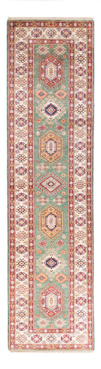 Biegacz Dywan Ziegler - Kazak - 311 x 77 cm - zielona