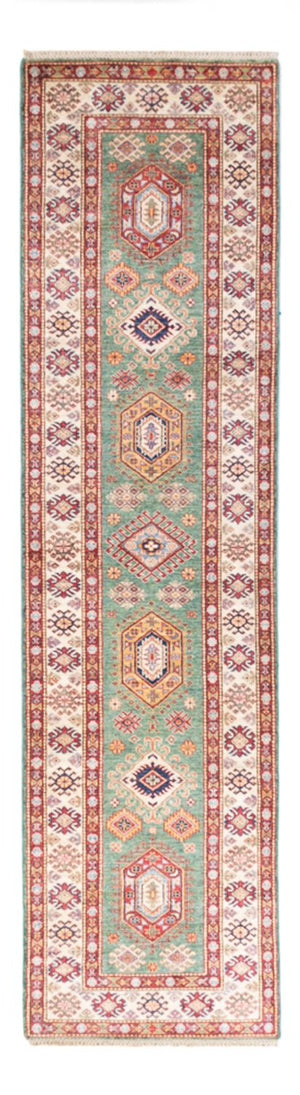 Biegacz Dywan Ziegler - Kazak - 311 x 77 cm - zielona