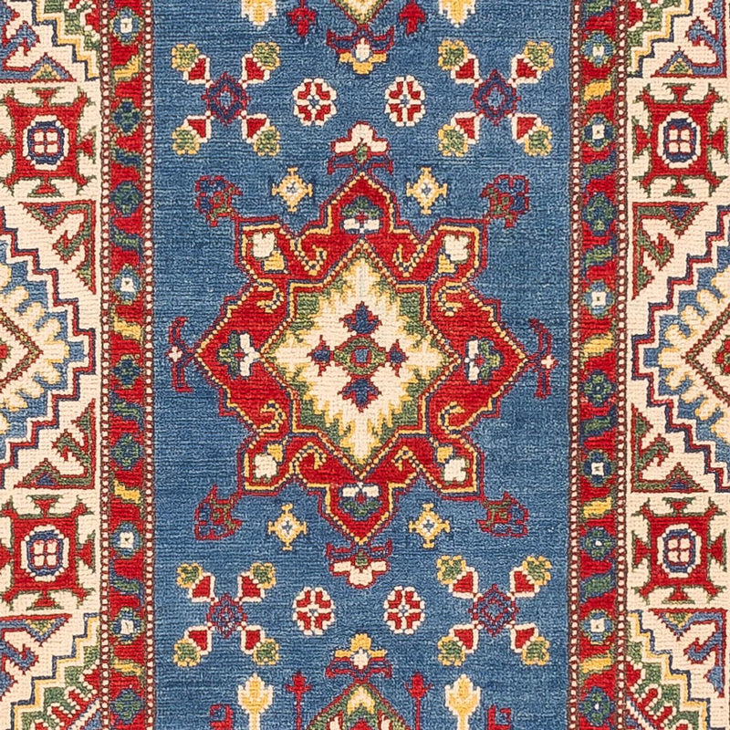 Biegacz Dywan Ziegler - Kazak - 403 x 78 cm - ciemnoniebieski