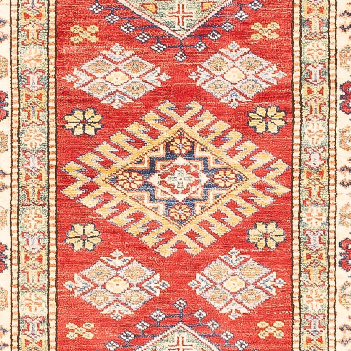 Biegacz Dywan Ziegler - Kazak - 307 x 83 cm - czerwony