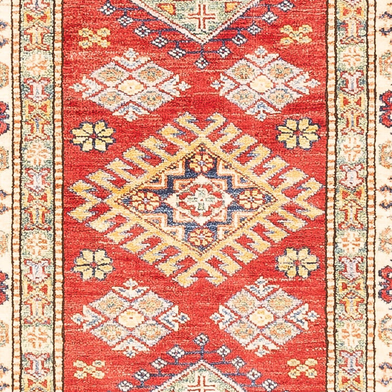 Biegacz Dywan Ziegler - Kazak - 307 x 83 cm - czerwony