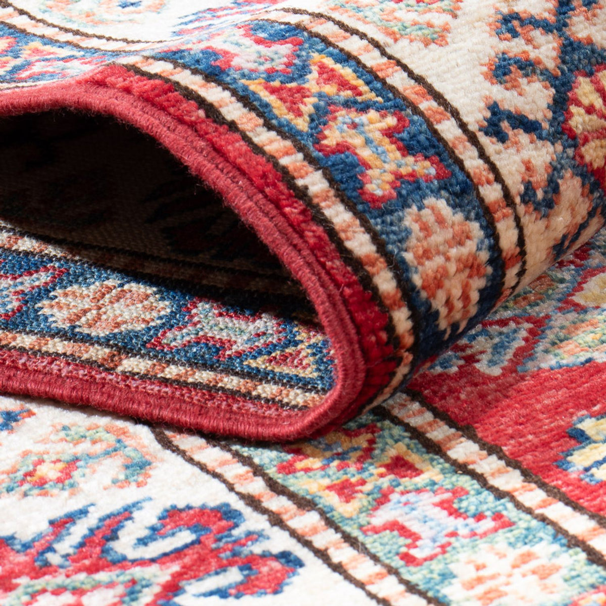 Biegacz Dywan Ziegler - Kazak - 307 x 83 cm - czerwony