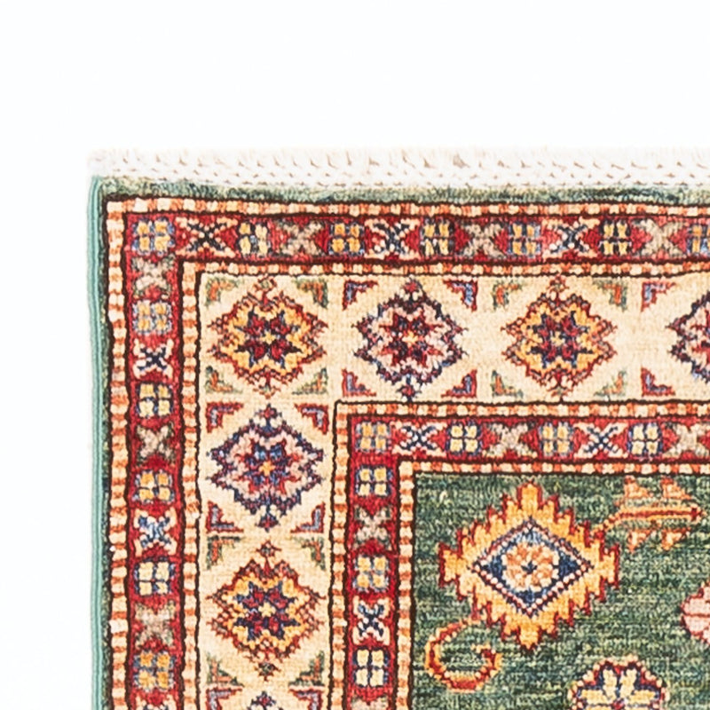 Biegacz Dywan Ziegler - Kazak - 295 x 76 cm - zielona