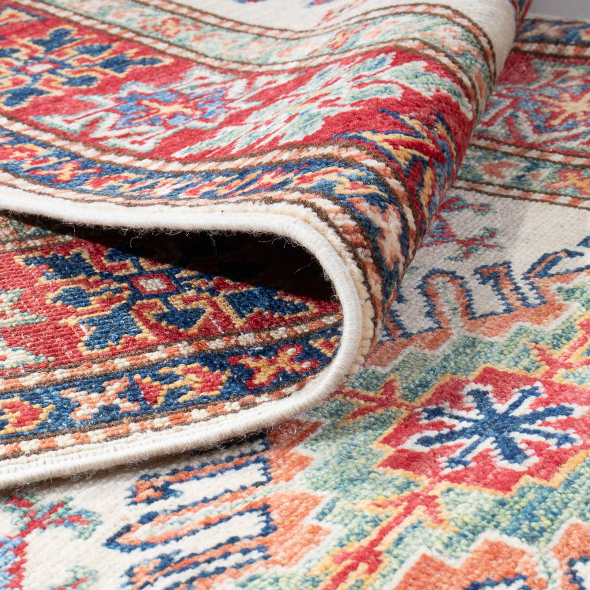 Biegacz Dywan Ziegler - Kazak - 293 x 79 cm - beżowy