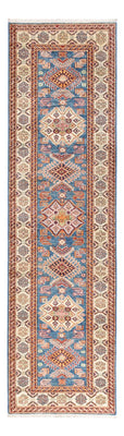 Biegacz Dywan Ziegler - Kazak - 294 x 83 cm - niebieski