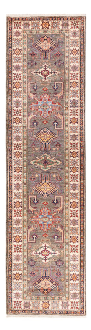 Biegacz Dywan Ziegler - Kazak - 308 x 80 cm - ciemny beż