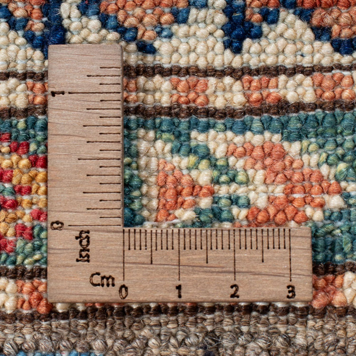 Biegacz Dywan Ziegler - Kazak - 308 x 80 cm - ciemny beż