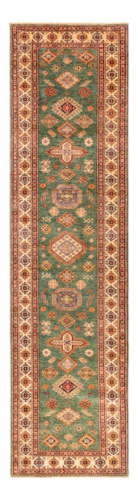 Biegacz Dywan Ziegler - Kazak - 302 x 78 cm - zielona
