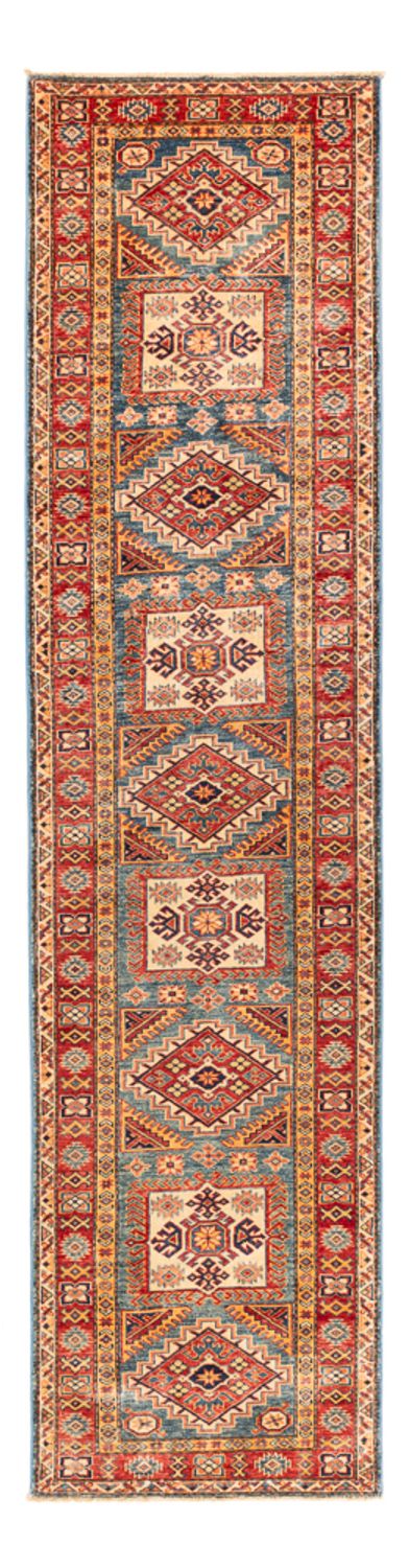 Biegacz Dywan Ziegler - Kazak - 307 x 78 cm - ciemny beż